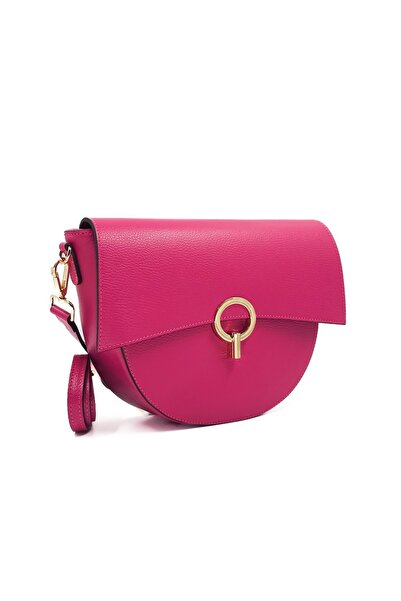 Posete Fagaras Christine Leather Purse - Fuchsia, Casual Bag Made of Genuine ...