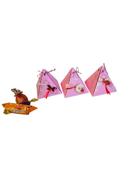 Bucuria Set 10 martisoare dulci cu Bomboane
