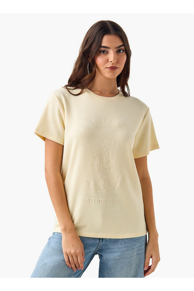 SP Characters T-shirt with Embossed Mickey Mouse