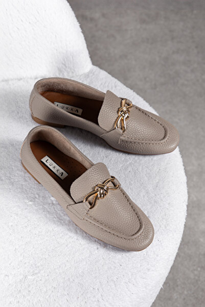 by selvi Lukka Shoes Γνήσιο δέρμα Cameron Γυναικείες μπαλαρίνες Loafer με μετ...