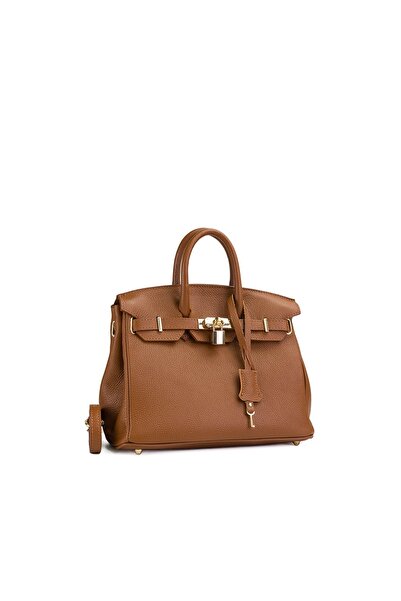 Posete Fagaras Baby Edith Leather Purse - Cognac, Casual Bag Made of Genuine ...