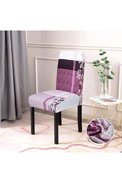 ANATOLIATEKSTILE Set of 6 Elastic Covers, High Back Chair, 90*140, Premium Ma...