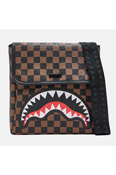 Sprayground Τσάντα χιαστί Big City με ανάγλυφο σχέδιο