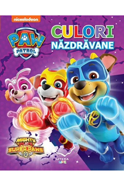 PAW PATROL Patrula Catelusilor. Culori nazdravane