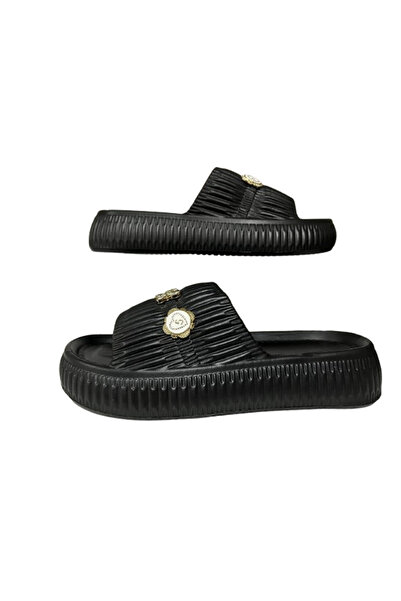 Akım Women's Stoned Stylish, Comfortable, Casual Slippers