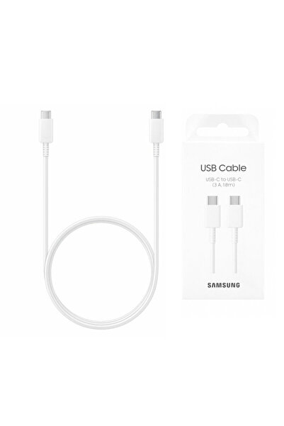 Samsung USB-C Fast Charge Cable to USB-C, White, Blister