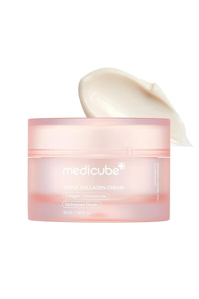 Medicube Triple Collagen Cream - Hydrating & Firming Moisturizer with Hyaluro...