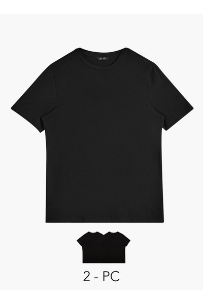 FAV Men Crew Neck Short Sleeves T-shirt - Set of 2