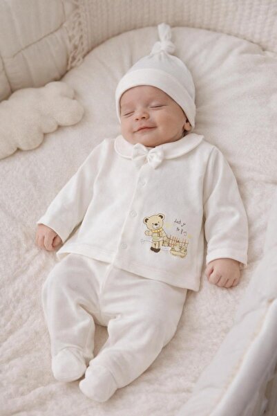 BYS BABY FASHION 5-Piece Cute Teddy Bear and Chick Patterned Newborn Baby Boy...