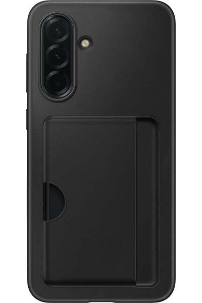 Samsung Πίσω κάλυμμα σιλικόνης με υποδοχή κάρτας μαύρο (Samsung A36)