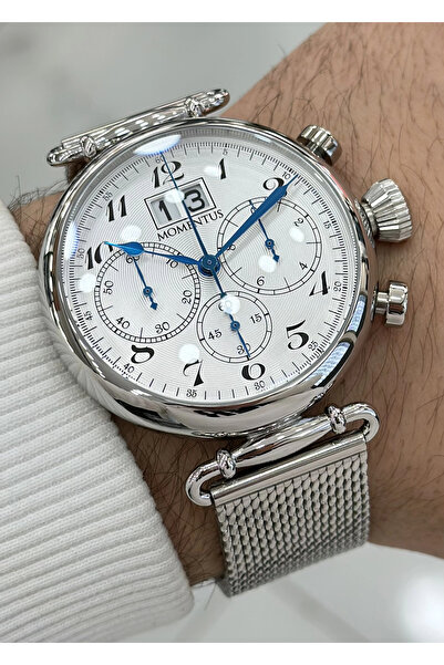 Momentus Orijinal Hasır Kordon 5ATM Su Geçirmezlik Erkek Kol Saati ILKTM250S-...