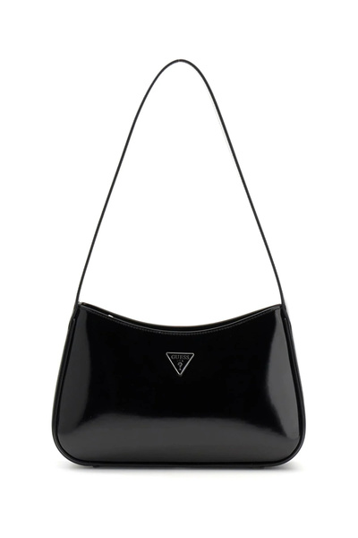 Guess Arnela Ii Top Zippered Shoulder Women's Black Handbag Hwny9723170-Bla