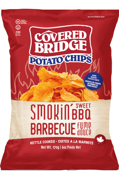 Covered Bridge , BBQ Chips 170g