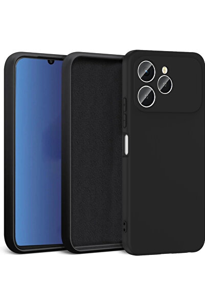 Nezih Case Tecno Spark 40 4G Uyumlu Kamera Korumalı Lansman Kadife İç Yüzeyli...