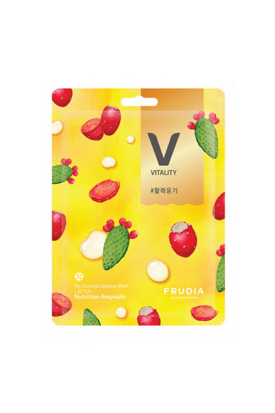 FRUDIA Frudia, My Orchard, Cactus, Θρεπτική, Μάσκα σε Φύλλα, Για Πρόσωπο, 20 ml