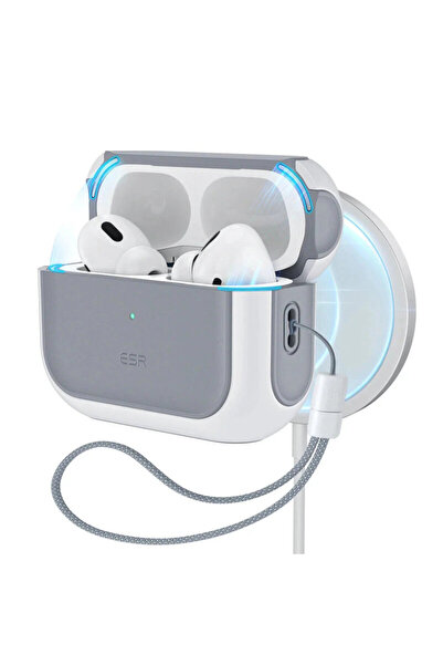 ESR Carcasă Apple AirPods Pro 3 Orbit Hybrid HaloLock, albă