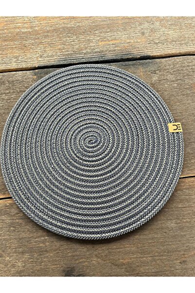 home inn Stain-Resistant Knitted Placemat 33 cm Single Modern American Style ...