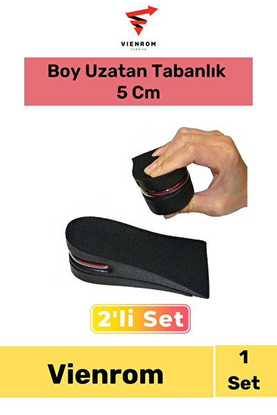 Vienrom #Tabanlık Boy Uzatan Tabanlık 5 Cm Ayakkabı Görünmez Hava Yastıklı Gi...