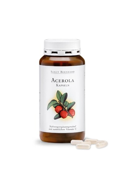Kräuterhaus Sanct Bernhard Capsules with acerola and vitamin C Sanct Bernhard...