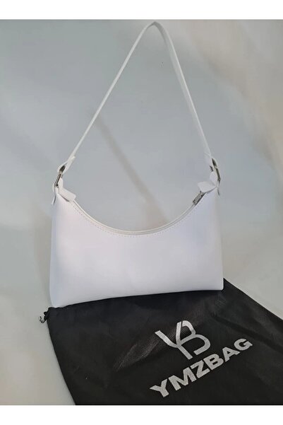 Sheem White Matte Shoulder Bag