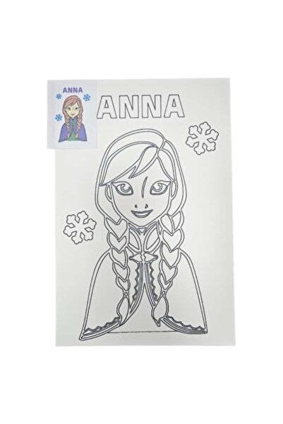 OEM Desen cu nisip colorat, Anna Frozen, set creativ, multicolor