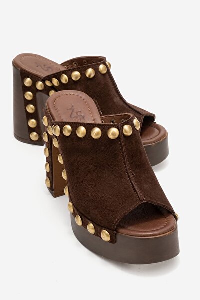 Zeynep Sıradağlı Donovan Saboți din piele naturală pentru femei, din piele in...