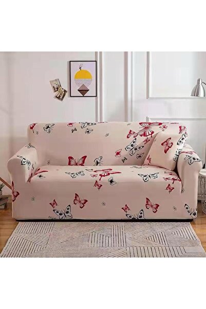 ANATOLIATEKSTILE Elastic Corner Sofa Cover M(145*200) with elastic, Full Prot...