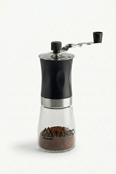 Tantobushcraft مطحنة قهوة يدوية صديقة للبيئة، مصنوعة من قماش الكتان، بدون كهر...