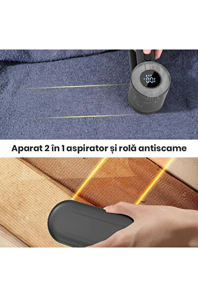 xenomo Aparat curatat scame 2 in 1 Xenomo® LINT XPERT, 6 lame, display LED, USB