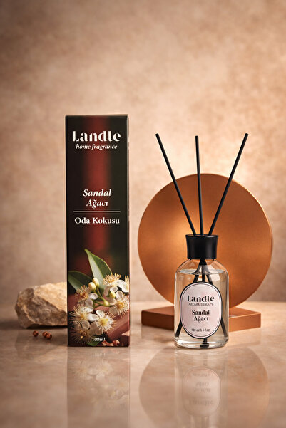 Landle Sandal Ağacı Oda Kokusu 100 ml | Çubuklu Oda Kokusu | Kalıcı Aromatera...