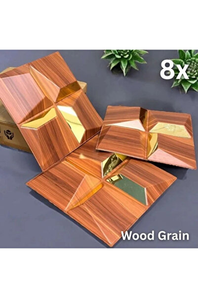 SMANIA Panou de perete cu oglindă 3D Reflectiva™ din PVC 50 x 50 cm - pachet ...