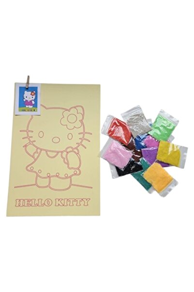 OEM Colored Sand Drawing Set - H Kitty Model
