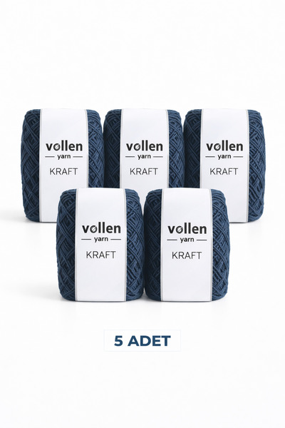 vollen yarn Kağıt İp 5li Paket 100gr,Doğal Kağıt Rafya,Makrome Çanta Örgü El ...