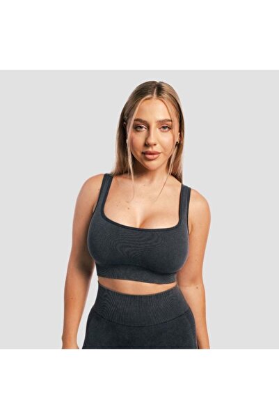 GymBeam Sutien sport Lift Seamless, cărbune
