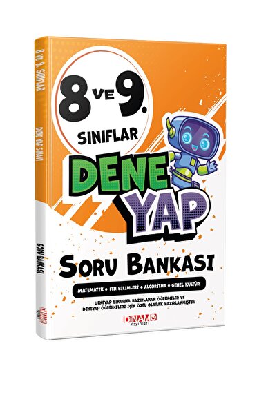 Dinamo Yayınları 8 VE 9. SINIFLAR DENEYAP SORU BANKASI
