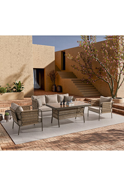 Boline Mobilya Monaco Bahçe Oturma Takımı