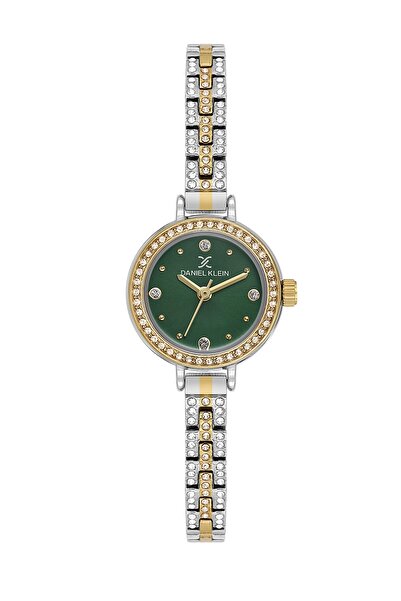 Daniel Klein Yeni Sezon Kadın/Kız Kol Saati 2 Yıl Garantili Çift Renk Taşlı T...