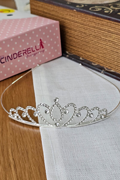 Cinderella Zircon Stone Girls' Princess Crown Silver Model8 - Birthday Party ...