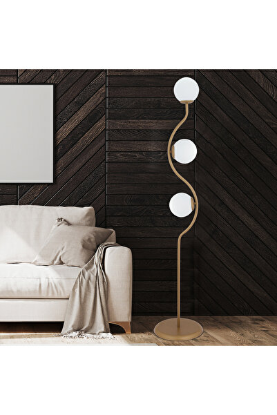 HubRom Λαμπτήρας JAVED 3959-03-FR, 30 × 155 cm, 3 × E27 – 60W, Αντίκα