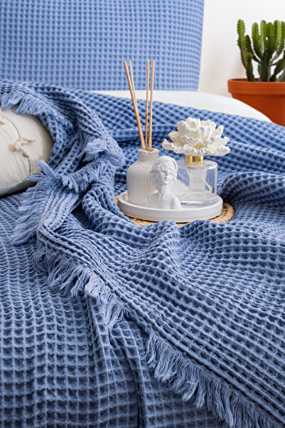 YASEMİNİNEVİ WAFFLE/TEK KİŞİLİK(160X250) YATAK ÖRTÜSÜ