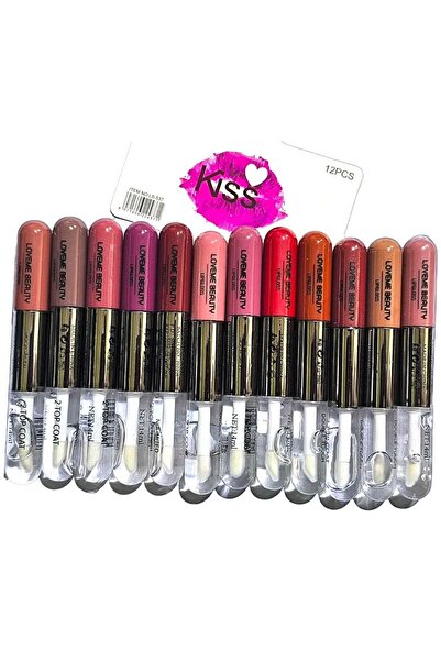 Lafemme Beauty Twelve Color Double Touch Lipstick with Lip Gloss