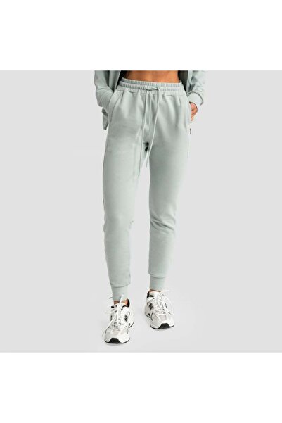 GymBeam Pantaloni de trening Limitless pentru femei, culoare eucalipt