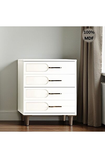 comiet Asya 4 çekmeceli MDF şifonyer