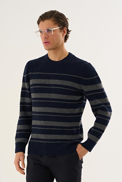 ALEXANDERGARDI Men's Striped Sweater