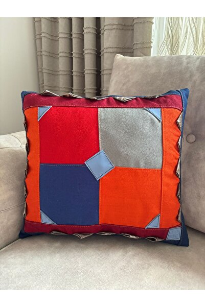 YOUC Design Design Throw Pillow Cover 40 X 37 Limited Edition Patchwork Multi...