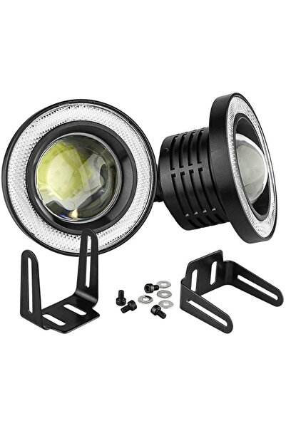 OEM Set 2 car projectors, 2 xLEDs, 12 V-24 V/10 W - light 2 x white/cold