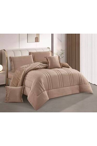 Jinan sa Winter Lavender Bedspread - Double Size 200x200 cm, 6-Piece Set