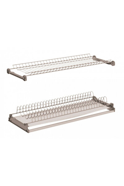 Hafele Dish Drainer 45 cm, silver, 2 levels, with treated steel frame