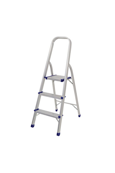 Robinson Durable Aluminum Non Slip Feet Space Saving 3-Step Ladder