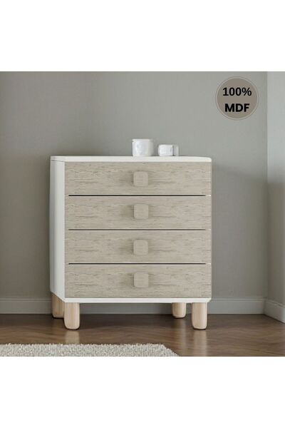 comiet Konçerto 4 çekmeceli MDF şifonyer